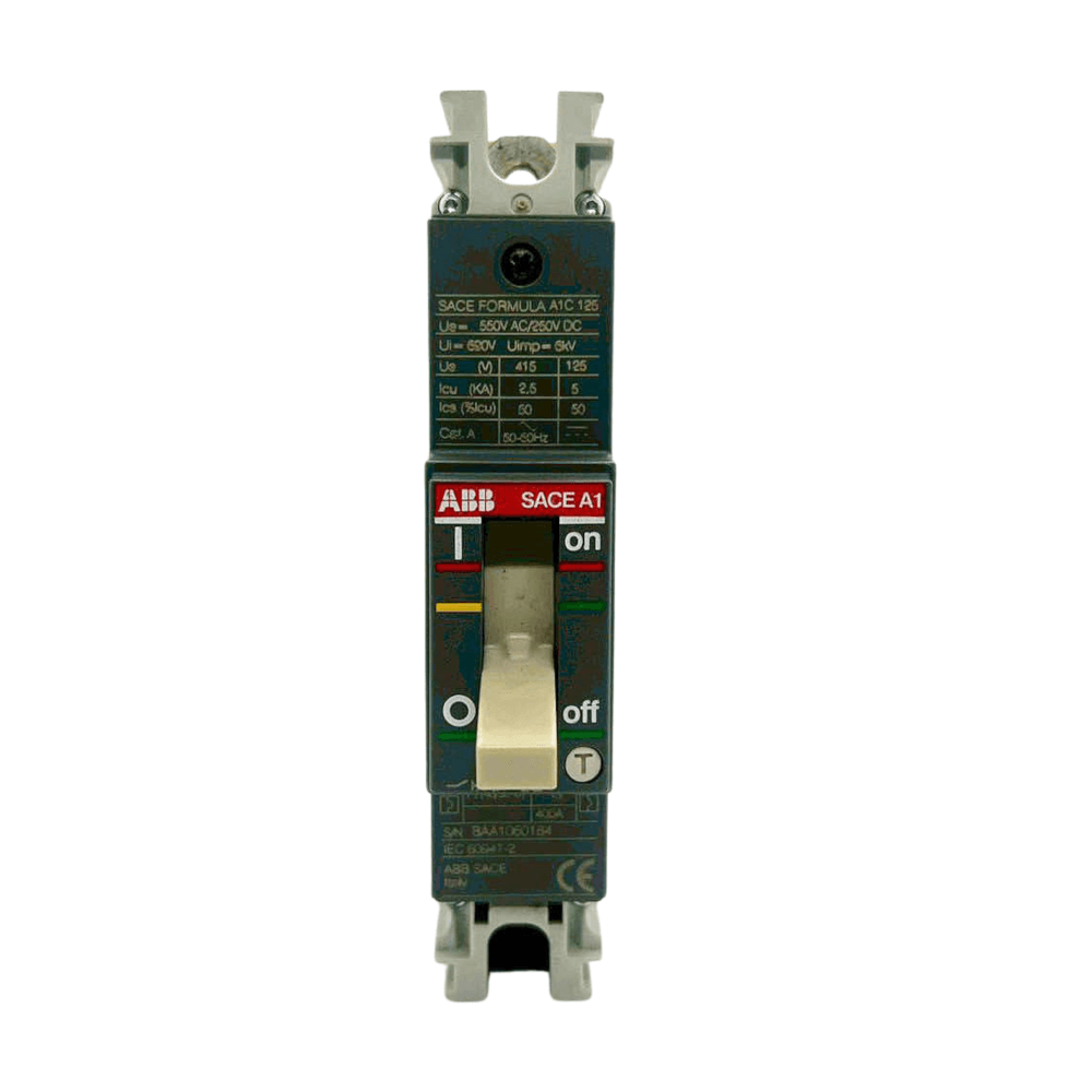 โมลเคสเซอร์กิตเบรกเกอร์ 20 แอมป์ 1 โพล (25KA) ABB MCCB A1N 125 TMF